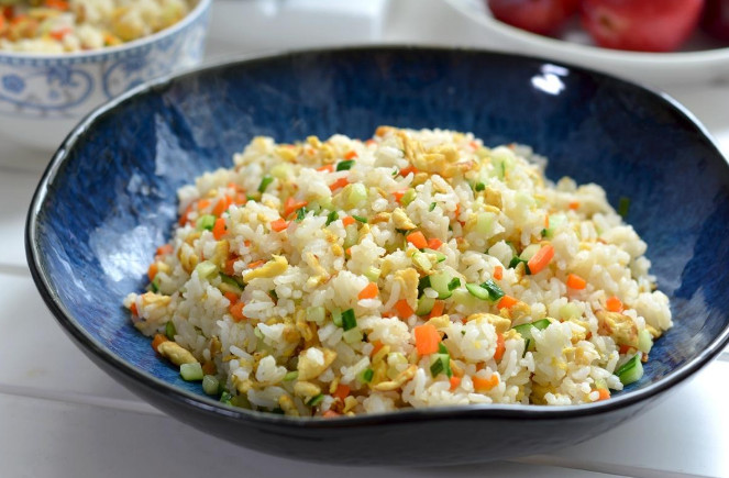 蛋炒饭的制作方法