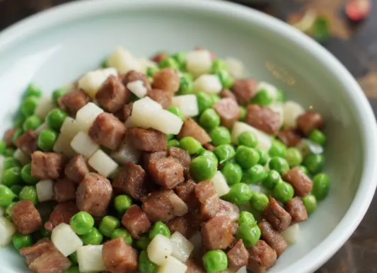 山药牛肉粒的做法